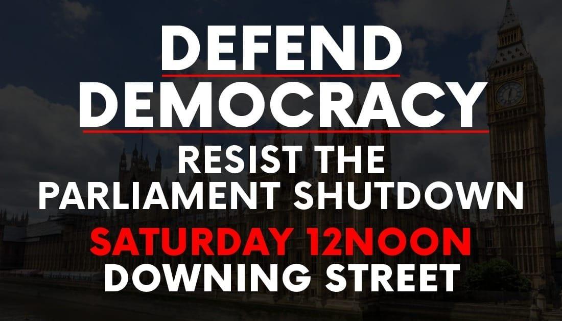 jeremycorbyn's tweet image. The public outrage at Boris Johnson shutting down democracy has been deafening. People are right to take to the streets - and I encourage everyone to join the demonstrations in London and across the country tomorrow.

Find out more here: facebook.com/events/2403783…