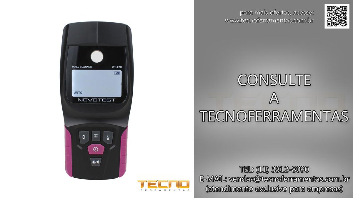 TecnoFerramenta's tweet photo. Scanner de parede para detecção de metal, PVC, madeira e cabos AC NOVOTEST WS120: https://t.co/0BikksRAA8
Consulte a Tecnoferramentas: https://t.co/RNEo6FxUiT
#Tecnoferramentas #ScannerDeParede #DetecçãoMetal #Novotest https://t.co/FVweHrLodt