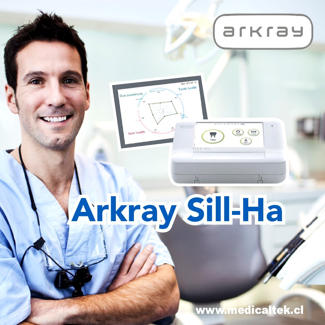 Medicaltekcl's tweet photo. Innovación en la evaluación pre y post tratamiento dental.

Arkray Sill-Ha ST4910 es una herramienta para la medición, en no más de 5 minutos, de 7 indicadores de la salud y hábitos de la cavidad bucal.

#MedicaltekDental 
#MedicaltekInfoDental
#Arkray
#AnalisisdeSaliva https://t.co/I8zeHaCZ79