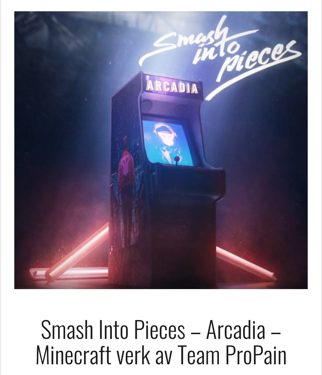 Bitemindab's tweet image. Team ProPain har i samarbete med Smash Into Piece skapat ett Minecraft verk med deras nya singel Arcadia! In på Spotify och lyssna! In på Youtube och titta! 🤘
@TeamProPainIRL
#minecraftproject #arcadia #smashintopieces #music #pixelart #xboxone #playstation4 #pcgamer