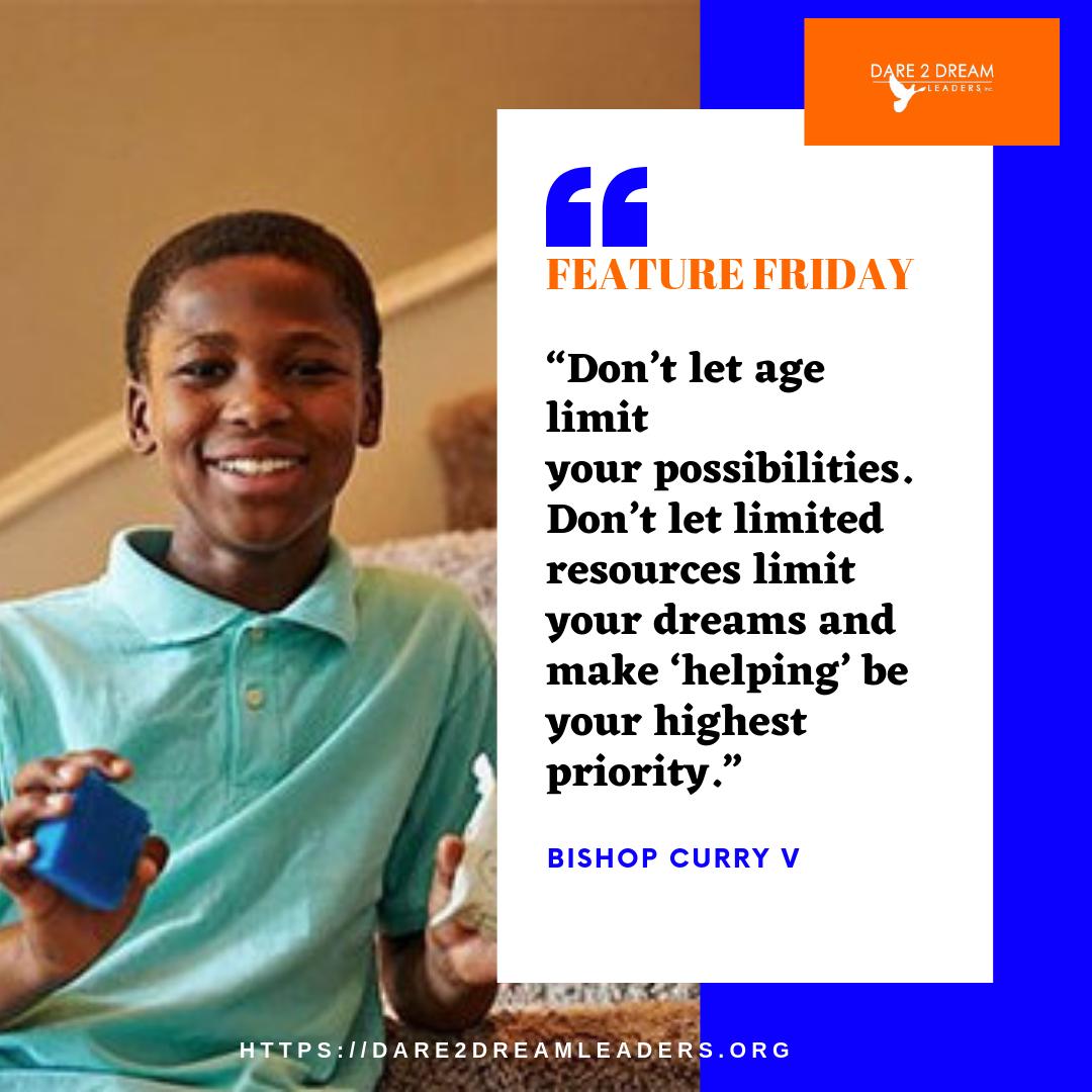 D2DL_INC's tweet photo. Just because you're young doesn't mean there is nothing you can do to help. Just like Bishop Curry V, who after hearing about an #infant dying in a hot car, came up with a #device that detects a child's #movement when left in a car and provides #emergency #alerts.
#FeatureFriday https://t.co/CiebOF2EiW