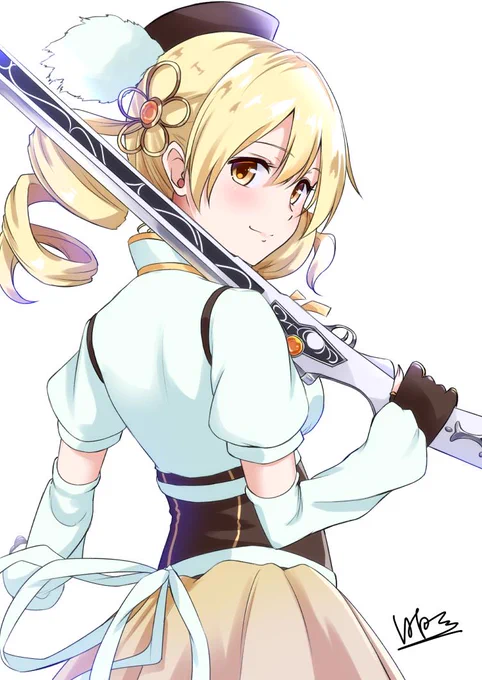唐突っすけどマミさん描いてみました。 