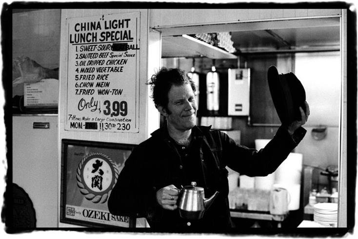 Tom Waits by Guido HarariThis time in a Santa Rosa  #diner, 1999