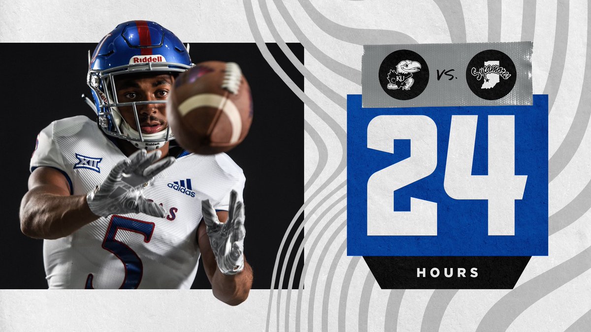 KU_Football's tweet image. 2️⃣4️⃣ hours out ⏰ 

#TheJayhawksAreComing