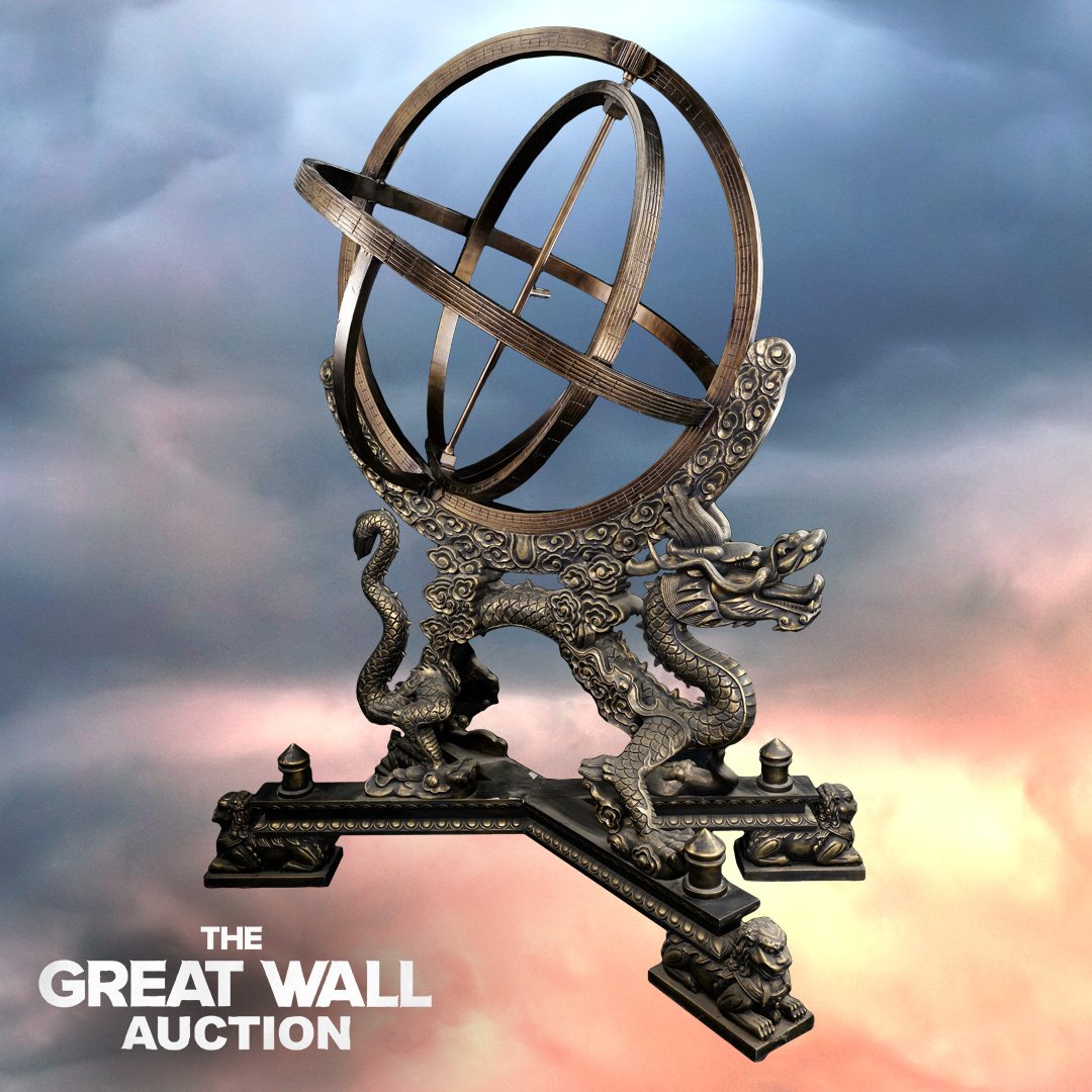 The Great Wall Auction is heating up over at Prop Store.
tinyurl.com/y4xpkxmz
Bid now on over 450 original props, costumes, and weapons from the film. #GreatWallAuction