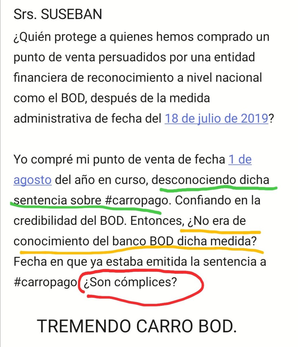orianamoss's tweet photo. #bod y #carropago estafaron al pueblo que trabaja para sacar al país adelante. Estamos aislados y sin ningún tipo de protección. @SudebanInforma 
#tremendocarrobod RT https://t.co/CmrWSKN4DH