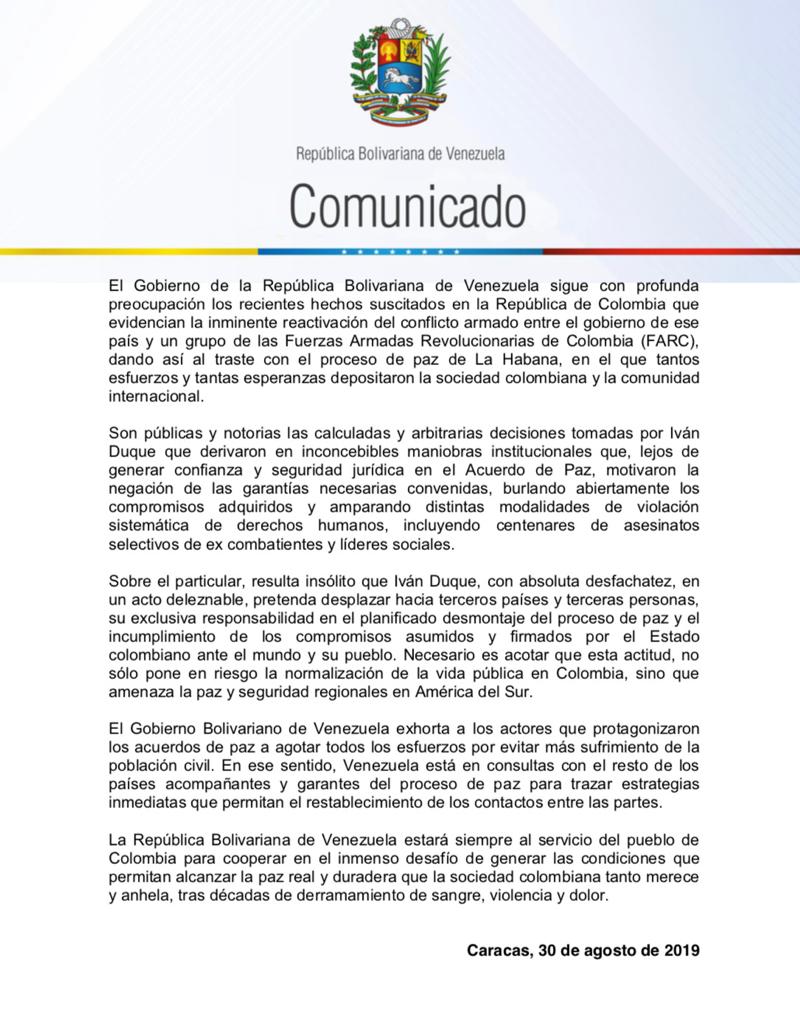 Tag comunicado en El Foro Militar de Venezuela  EDOvQjZXoAIIXG1