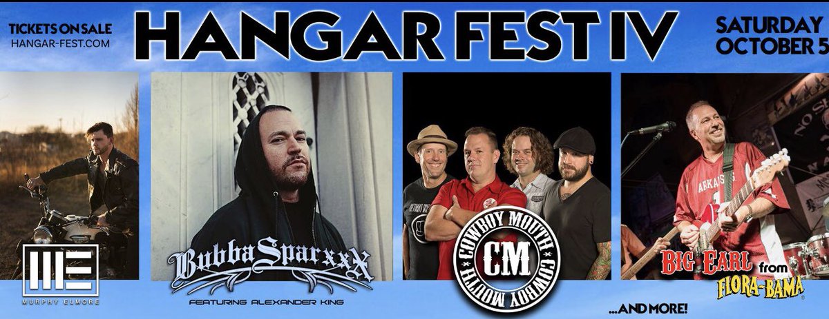 Alabama get ready!! <a href="/Murphy_Elmore/">Murphy Elmore</a> will be at Hangar Fest on Oct 5th! Get your tickets now. #alabama #countrymusic #hangarfest