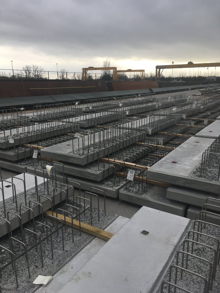 BanagherPrecast's tweet photo. Update: All spans are now closed but we're not done yet, now delivering 708 fascia panels to run along the edges for @BAMIrl_ &amp; Dragados
#PrecastPanels #BuildOffsite #Precast #Concrete #PrecastConcrete #PrecastCivilSolutions #ChallengeUs
Photo Credit: @insta_mavic  &amp; David Bulter https://t.co/kabzbEp80v