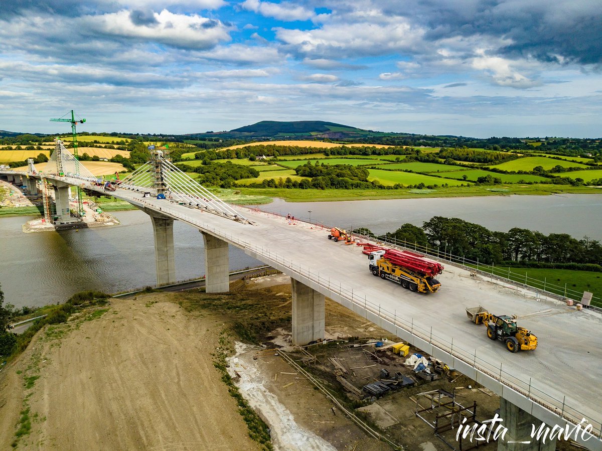 BanagherPrecast's tweet photo. Update: All spans are now closed but we're not done yet, now delivering 708 fascia panels to run along the edges for @BAMIrl_ &amp; Dragados
#PrecastPanels #BuildOffsite #Precast #Concrete #PrecastConcrete #PrecastCivilSolutions #ChallengeUs
Photo Credit: @insta_mavic  &amp; David Bulter https://t.co/kabzbEp80v