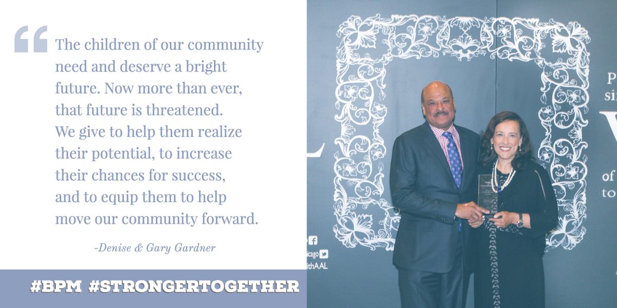 Denise &amp; Gary Gardner, <a href="/AALegacyChicago/">AALegacy Chicago</a>  2018 Reaching Forward Giving Back Pioneers in Philanthropy Award Recipients. #BPM #WhyIGive
