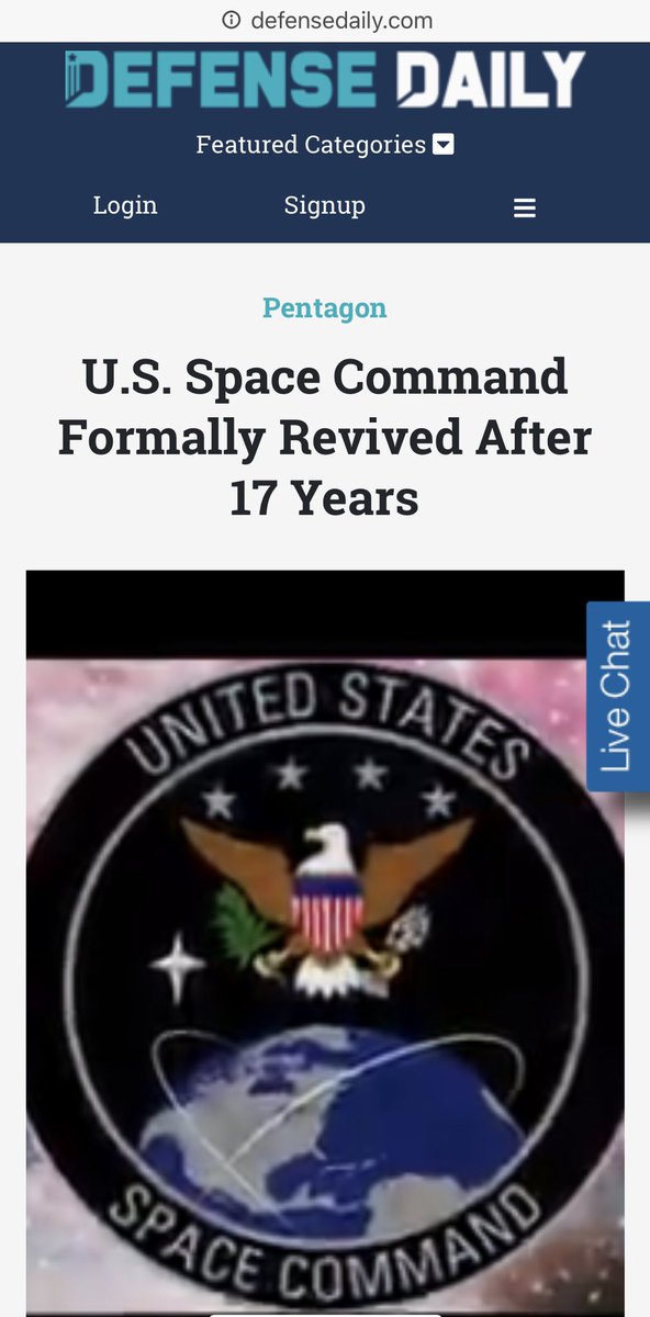 How many years?Oh,and nice patch.   https://www.defensedaily.com/u-s-space-command-formally-revived-17-years/space/OPEN THIS TWEET FOR THREAD.