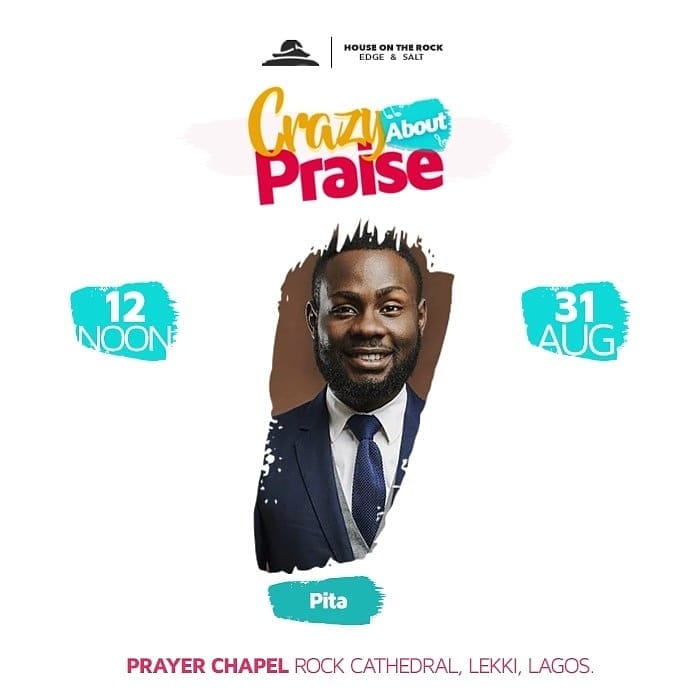 HOTRTheEdge's tweet photo. Pita Linus @pitasings: - Pita (Praise In This Age) is so amazing and never stops shouting how Jesus lights up His world.
Many that missed last year’s edition were full of ‘Pity- Ah’!. Even the cool Guys and babes Praise in this Age#PITA #CAP2019Artiste #CAP2019 #CrazyAboutPraise https://t.co/BvREa8LfqP