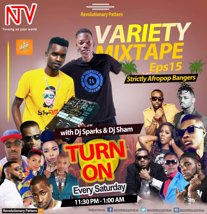 DjSham256's tweet photo. #AsWeProceed2GiveUwatUneed 📶 All African music lovers m honoured to inform u tht this time round yo covered 💯💯💯 #LivityEnt in conjunction wt #NTV brings u de #RevolutionaryPattern @djsham256 💲@selectorsparks🔝🔝 https://t.co/3ASpaKE5bT