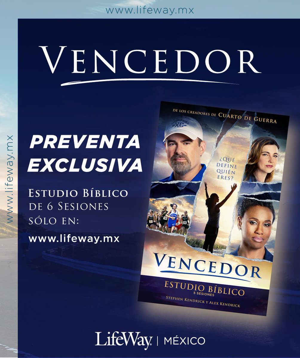lifewaymx's tweet photo. Estudio Bíblico de la Película "Vencedor" en #Preventa Exclusiva en https://t.co/ME764D0rCp Da clic en el siguiente enlace para adquirirlo hoy mismo:  https://t.co/4zMYn4aU99 #Vencedor https://t.co/8wv1eUYhBs