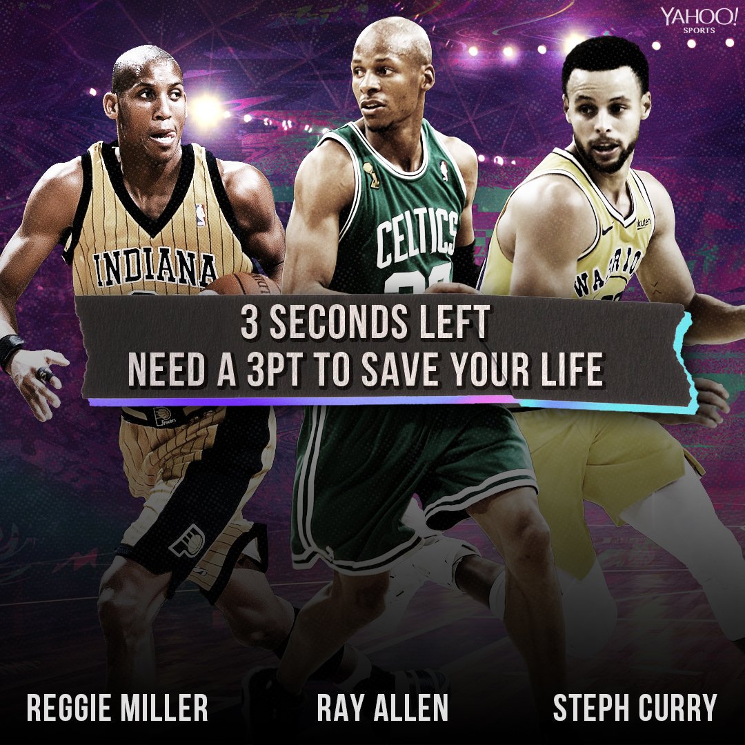 Balldontlie's tweet image. Your life is on the 3PT line. 

Who do you inbound the ball to? 🤔