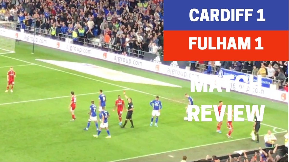 Benjaminbloom's tweet photo. ⚽️ Cardiff 1-1 Fulham - Match Review
🗣 Fulham dominate possession again but find themselves with 10 men and happy to take a point in the end!!
🎥 Watch - https://t.co/VZBbCqv4vW
#CARFUL #CCFC #FFC #BloomEFL https://t.co/9n7UQRUNeV