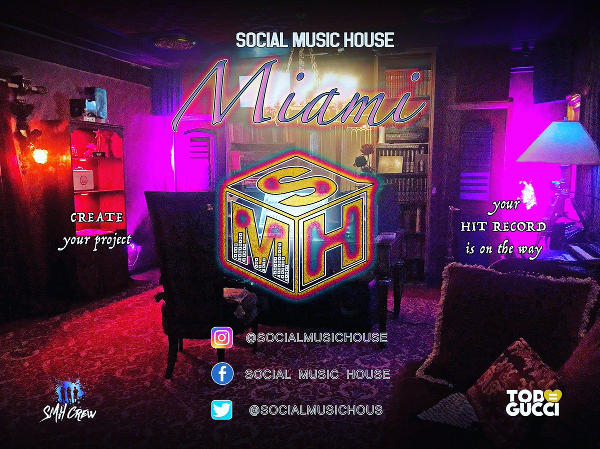 socialmusichous's tweet photo. #Miami where you at?
Social Music House:Miami is looking for talent to work with❗️
If you’re a 🌟 DM us and introduce yourself❕
#miamiartists #miamiproducers https://t.co/Gr8XhRFb2L