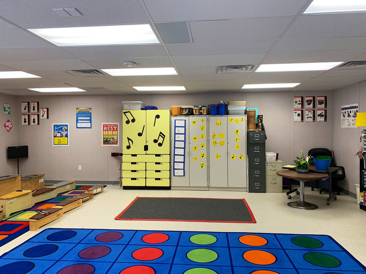 Finally able to say Reams is ready to make some music this year!! 
#musicteacher #elementary #orffschulwerk #musicmaking #newschoolyear #oneCCPS