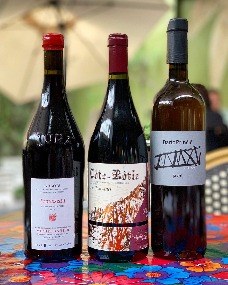 doncuco1's tweet image. 😃❤️❗️#AnitaLi 🍇 #Jura #arbois #trousseau | 🍷#coterotie #vignobleslevet #lesjournaries #syrah | 🍊 #oslavia #jakot #tocaifriulano #dariopricnic ✨ #naturalwine #vinonatural @AnitaLi_
