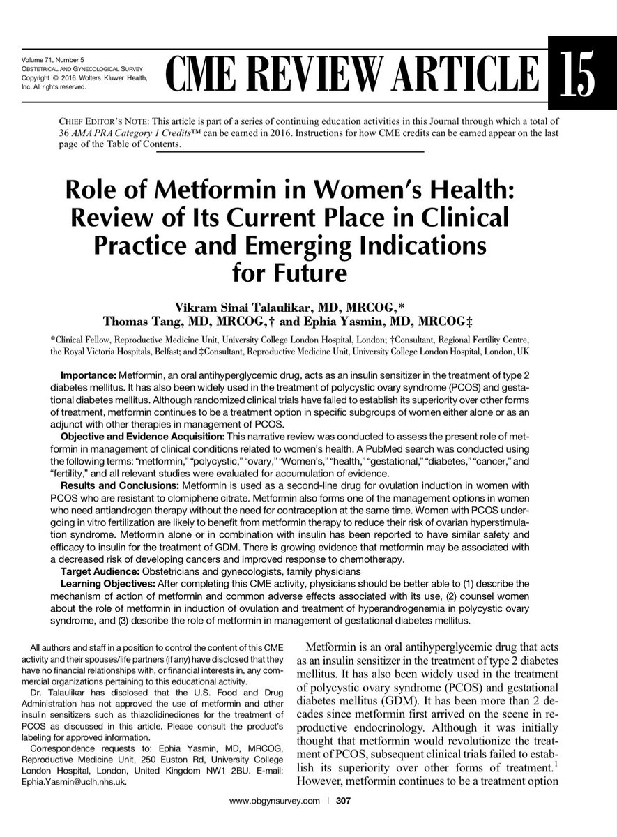 Merformin is an effective anti-glycemic agent  A1C by 1-1.5%Does not cause weight gain risk of hypoglycemia Low costAdditionally it: incidence of T2DM in high-  risk pts.Effective in Rx of Gestational DM & PCOS4/