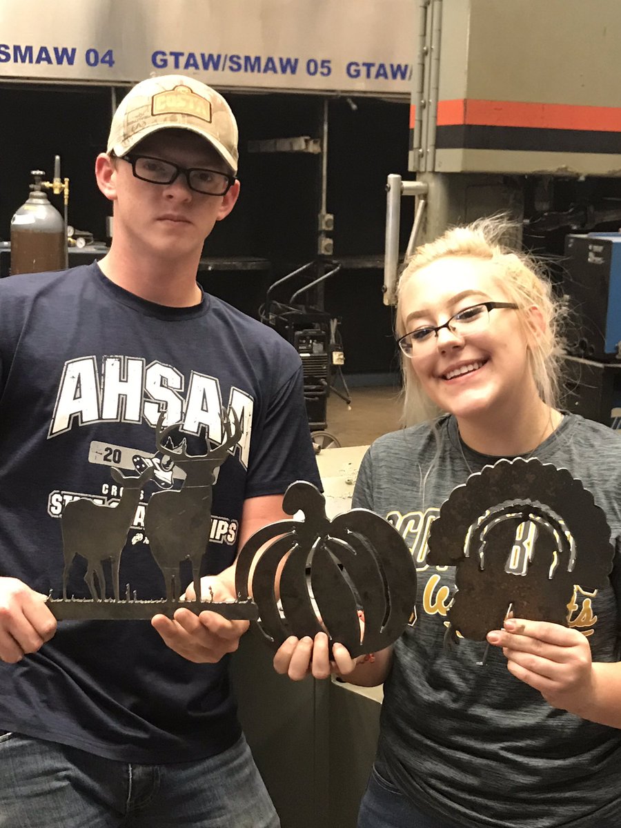 EPCOTWELDING's tweet photo. CNC plasma cutter is now running. Here are a few of our cutouts today. #JCBOEal #EPCOTwelding More amazing things coming soon. https://t.co/fmHCbFfcjf