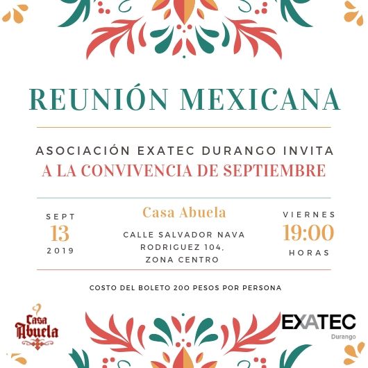 exatecdurango's tweet photo. ¡Próximo evento #EXATEC #Durango ! https://t.co/cusYOxqrfb