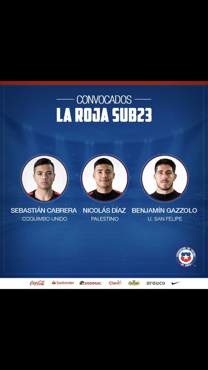 GazzoloFreire's tweet photo. Feliz 😍🇨🇱 #sub23 https://t.co/bZ9Iyt00Pe