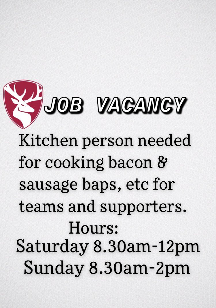 CuffleyFC's tweet image. DM if interested for informal chat! #cuffleyfc #jobvacancy