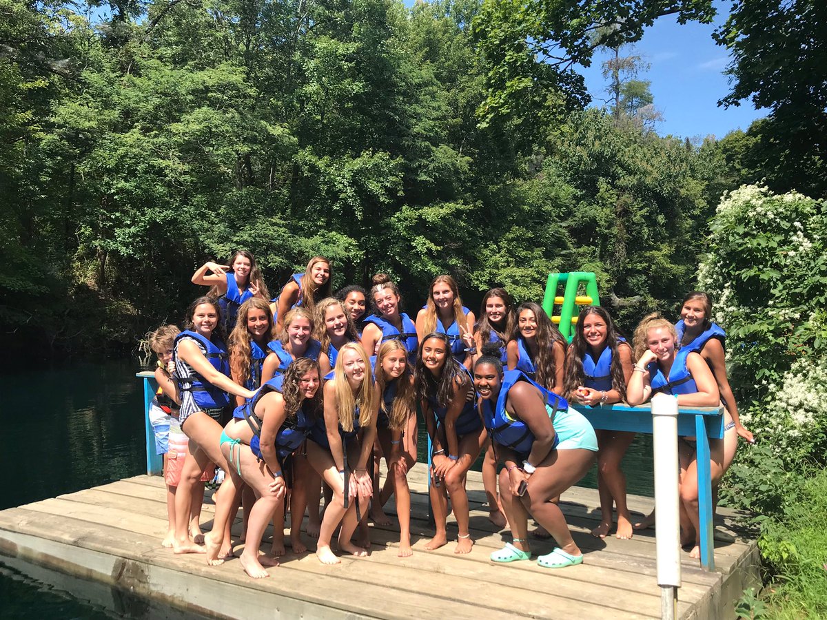Beautiful day for some fun team bonding at Guppy Gulch! <a href="/TowsonHSsports/">Towson HS Athletics</a>