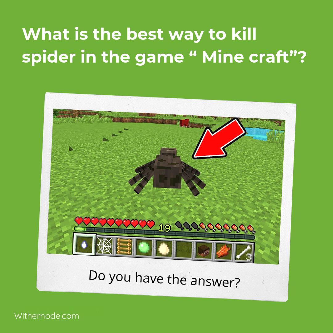 WitherNode's tweet image. Yes, the answer is - With a sword. bit.ly/2MRqF2D #minecrafter #minecrafting #players