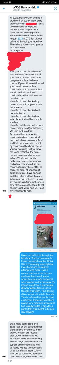 bigsoooze's tweet photo. @ASOS @ASOS_HeretoHelp  @Hermesparcels https://t.co/aQAoaGwxIm