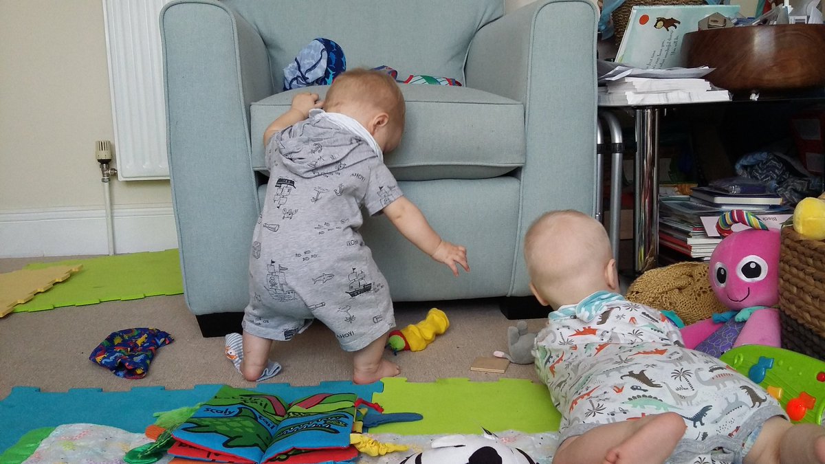 kmorrell04's tweet photo. Y'all. I did NOT take enough advantage of my babies' immobile stage. That ish needs to be an antenatal course all its own. #TwinMumMadness #WhereYouGoingGuys #NoNotThatWay https://t.co/BZp4pxYGgi