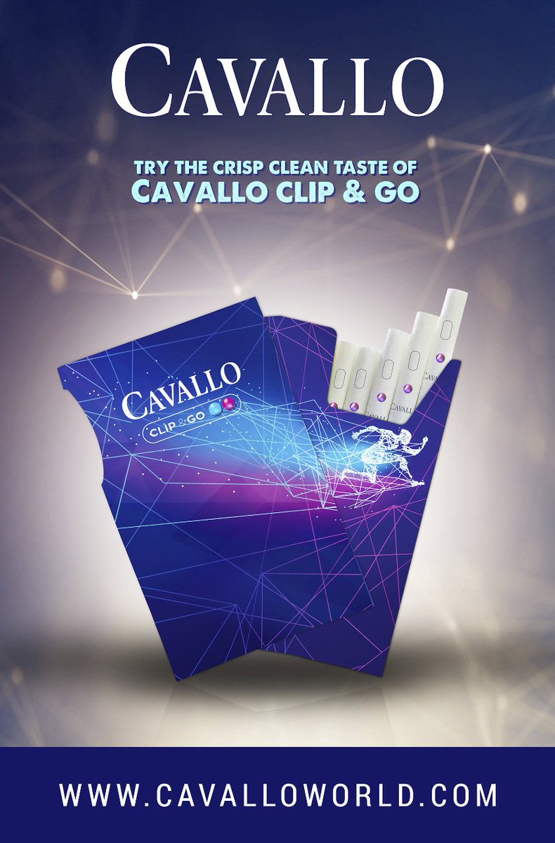 Try our new product “Cavallo Clip & Go” #Cavallo #GulbaharTobacco #tobacco  #NewPorduct #CavalloCapsules