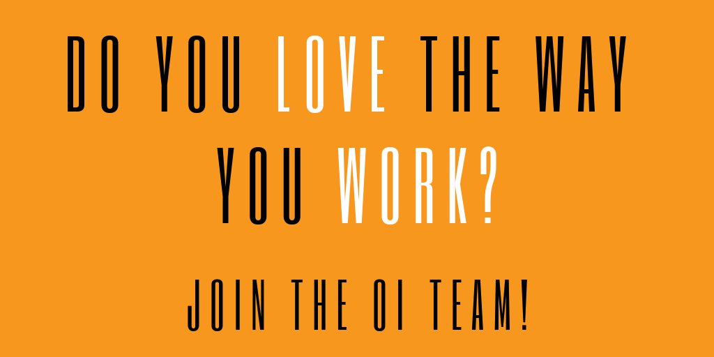 OI_Updates's tweet photo. Are you a passionate content creator?  An avid educator?  An engaging story-teller?  If so, WE NEED YOU!  We are expanding our team and hiring a Digital Content Specialist to lead our content efforts!  
 https://t.co/vaa1nWVO7O https://t.co/J6wwH910pr