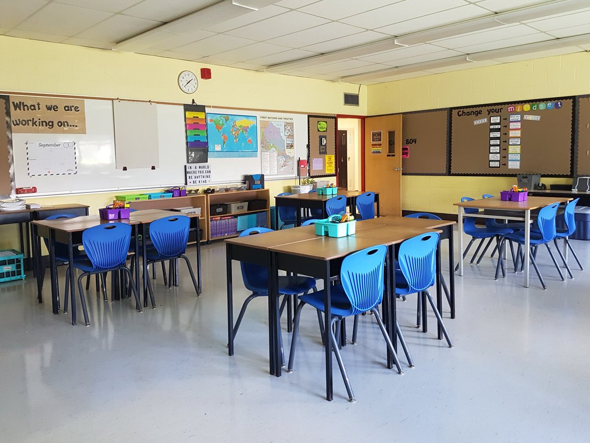 New school year, new classroom, new grade. Looking forward to welcoming Class 804 on Tuesday! <a href="/TomkenRoadMS/">Tomken Road Middle School</a> #BackToSchool 📚