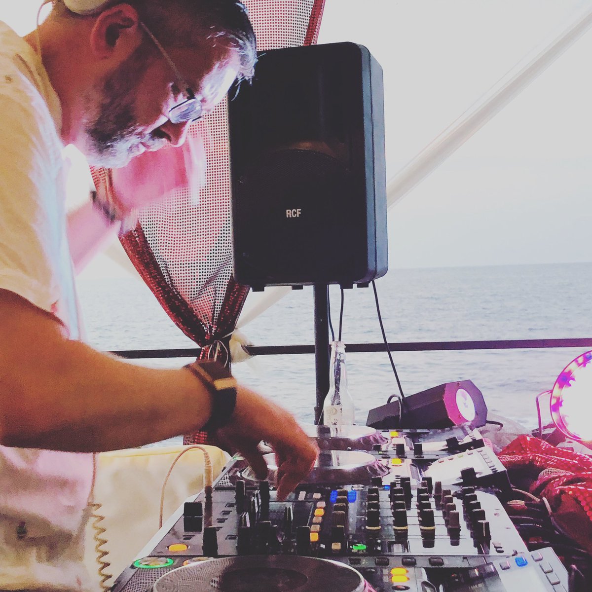 MaltaPure's tweet photo. The party has started with @davold on the decks with the #disco sound your hearing in #Sliema #fridaynight https://t.co/UBsbRschNB