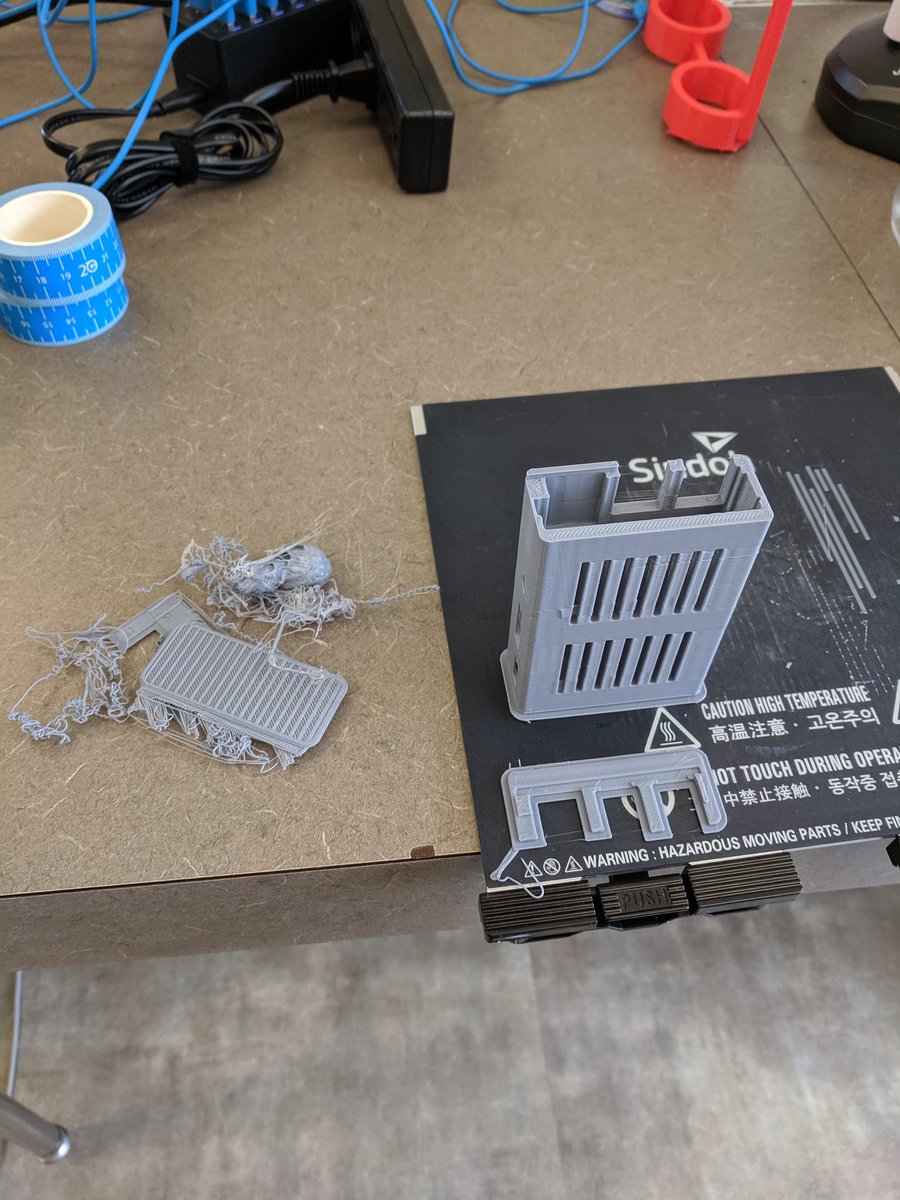 tqadams's tweet photo. A student's #raspberrpi case became the first #3Dprinting fail and success of the school year. Welcome back! #keyschool #makered @KeySchool #keymakes https://t.co/xBbesnuapi