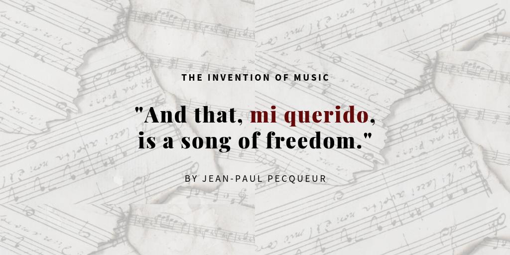 HMBMag's tweet image. If you cantilever
a lemon-yellow eighth-note, say,
out over a half-note pause
of pale violet, you get the feeling
that something which had long
been left undone, some burden
you were born with, has been erased.

The Invention of Music by Jean-Paul Pecqueur
hotmetalbridge.org/the-invention-…