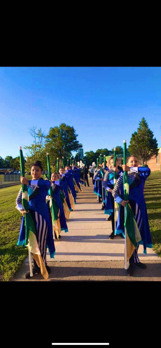 WSHSColorguard's tweet photo. Here we are!! In full uniform + show hair &amp; makeup for last night’s game. Tough loss but the fun overpowered any other emotion! We didn’t perform our show last night, but come out Sept 14th for our Viking Invitational to see us perform the show :) (pic creds to @PrincipalAbney ) https://t.co/mIC4g2GAuC