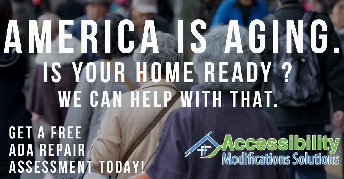 AccessibilityM1's tweet photo. The US Census Bureau predicts that by 2030 1 in 5 US residents will be #retirement #age. Secure your #home for your future at https://t.co/PsSlkl48KP https://t.co/L6YQICTshm