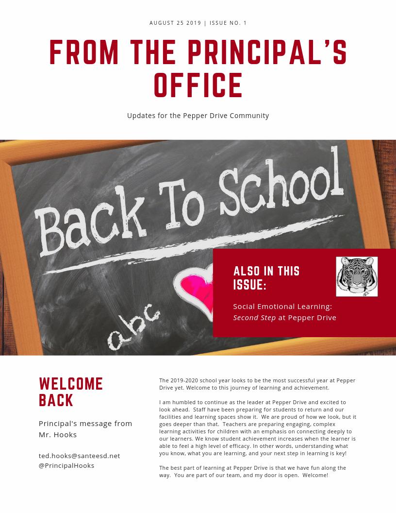 Pepper Drive School on Twitter "Check it out! Here's this week's "From