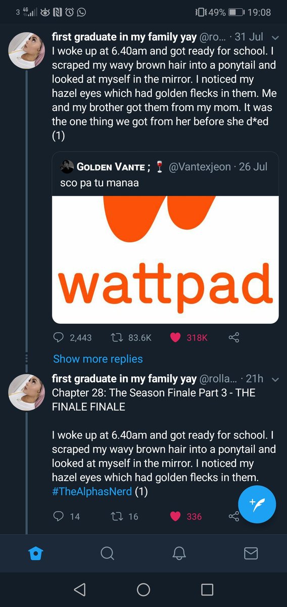 hannah_graay's tweet image. seeing these two chapter intros juxtaposed like this...wow @rollajabi your mind 👌👏 #TheAlphasNerd