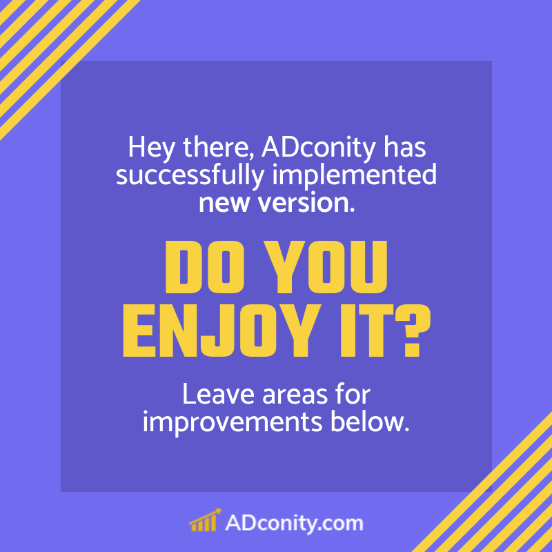 ADconity_com's tweet photo. Hey there, ADconity has successfully implemented new version. Do you enjoy it? Leave areas for improvements below. #bitcoincash #crypto #instacryptocurrency #altcoin #cryptocurrency #cryptocurrencymarket https://t.co/sNj03790F0