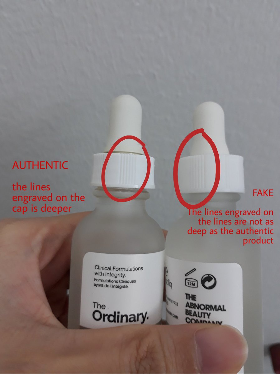 Yiting On Twitter I Just Got Cheated For Buying Fake The Ordinary Products On Shopee And Here Is How To Spot Them A Thread Please Viral This Tweet To Save Our Skin