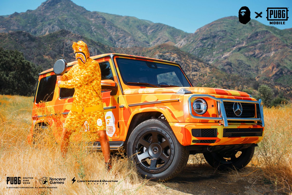 pubg mobile on twitter the bapexpubgm collaboration is reaching a new high with outfits from game dropping august 31st not just for the game anymore this special collection gives you a chance