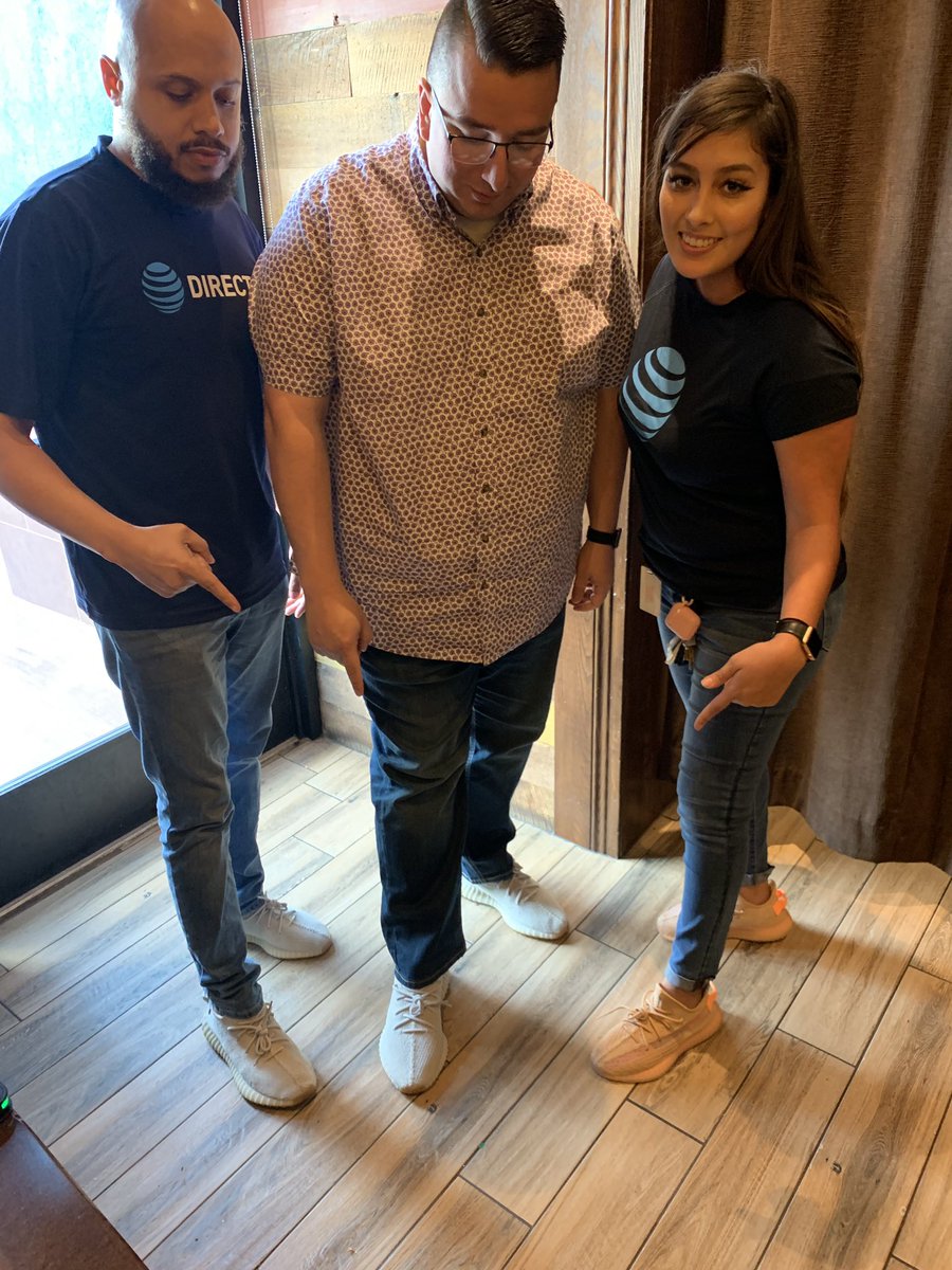 AnthonyMofNTX's tweet photo. I truly have the best team anyone could ask for. Threw me a surprise birthday party at Uncle Julio’s and bought me my first pair of Yeezys. I am grateful to be able to lead such an amazing group. #BadGuys #NTXFactor https://t.co/GRTVwsZRft
