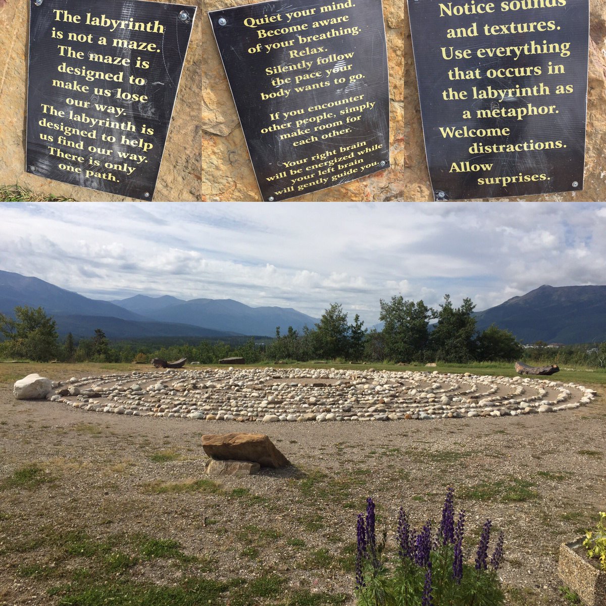 Northof35GP's tweet photo. Always worth the stop in Grande Cache #northof35 #labyrinth #grandecachealberta #alberta #canada🇨🇦 https://t.co/BMdz8DmeYX