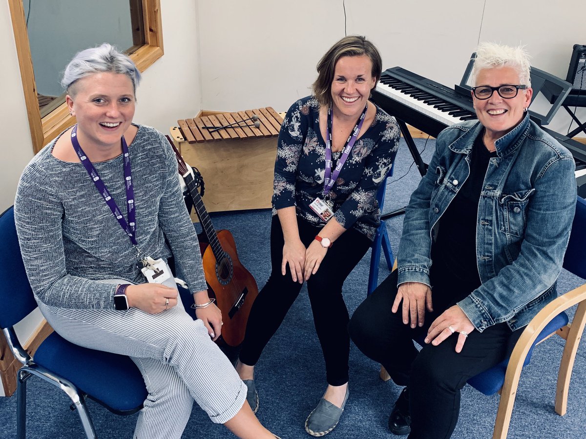 horsemusic's tweet photo. Back at the lovely @StruanSchool today with @lucy_chetty @JanetMcLachlan - talking all things #GetLoud @NordoffRobbins1 @scottishautism #20thSep https://t.co/aDTkDQKSF6
