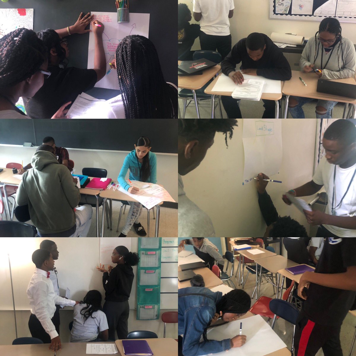 Putting in work on our first DBQ! #teamwork #richinstudentsuccess
